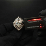 Heart Cut Moissanite Cluster Engagement Ring