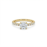 Cushion CZ Ring In 925 Sterling Silver