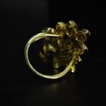 Exquisite Peacock Design CZ Ring