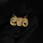 Moissanite CEO Ring In 925 Sterling Silver