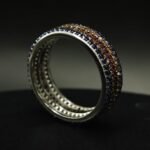 Multicolour CZ Band Ring for Men