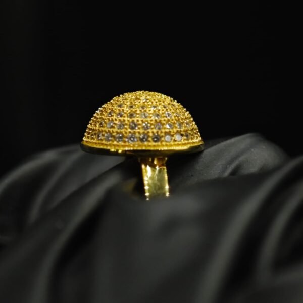 Luxury Micro-Pavé CZ Cluster Ring