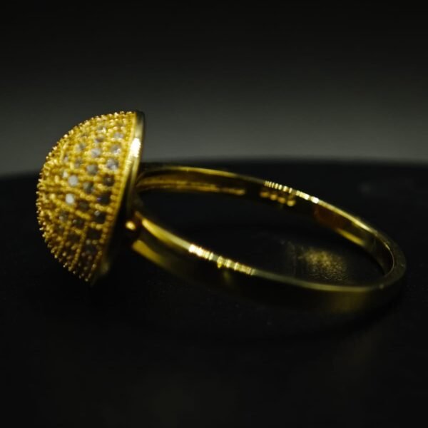 Luxury Micro-Pavé CZ Cluster Ring