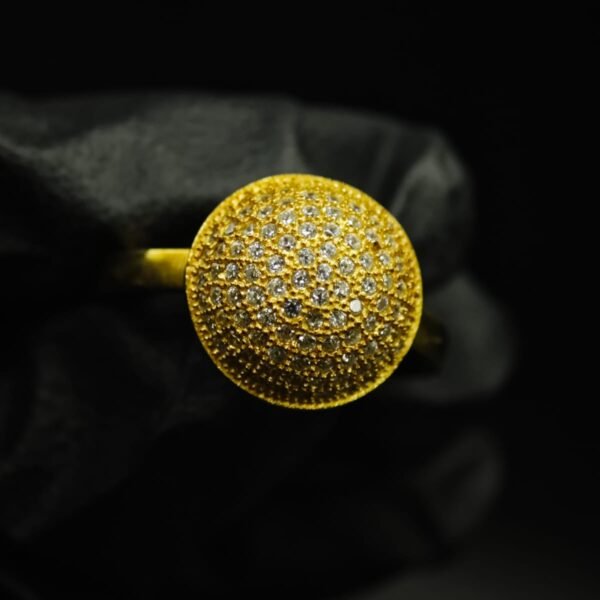 Luxury Micro-Pavé CZ Cluster Ring