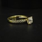 Cushion CZ Ring In 925 Sterling Silver