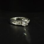 Round Moissanite Solitaire Ring