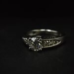 Round Moissanite Solitaire Ring