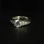 Round Moissanite Solitaire Ring