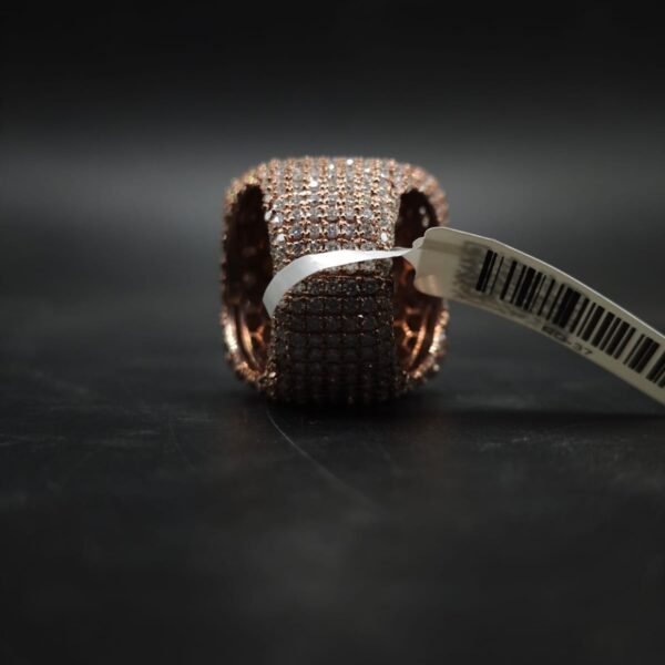 VVS Moissanite Square Micro-Pave Ring