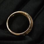 Moissanite Round Cut Band Ring