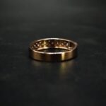 Moissanite Round Cut Band Ring