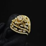 Marquise & Round Moissanite Ring