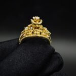 Marquise & Round Moissanite Ring