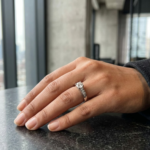 Round Moissanite Solitaire Ring