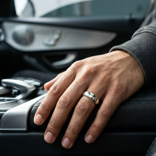 Classic Moissanite Band Ring